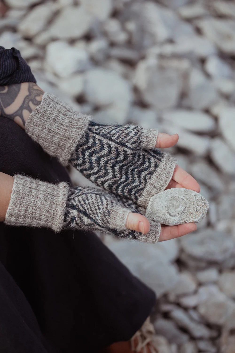 The Island and the Forest: A Knitted Correspondence by Laine