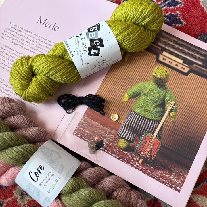 Merle the Crocodile Yarn Kit