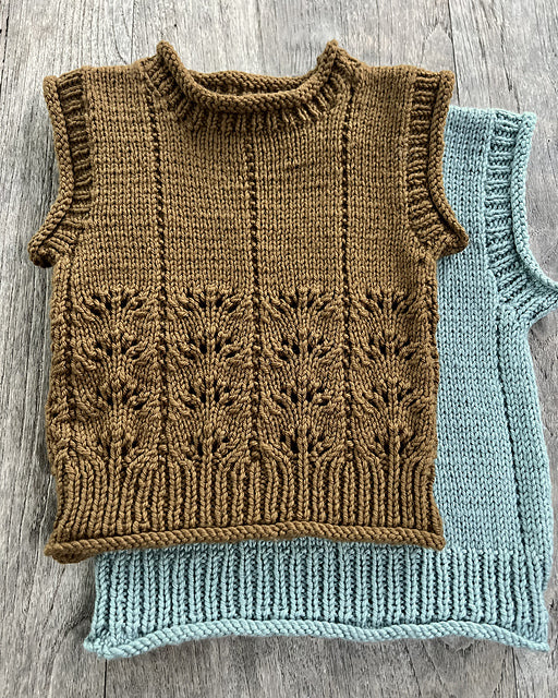 Billie Vest 8ply by The Kiwi Stitch & Knit Co - Printed Pattern