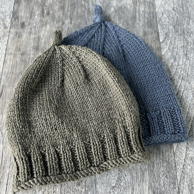 Rudy Rolled Edge Vest & Hat by The Kiwi Stitch & Knit Co - Printed Pattern