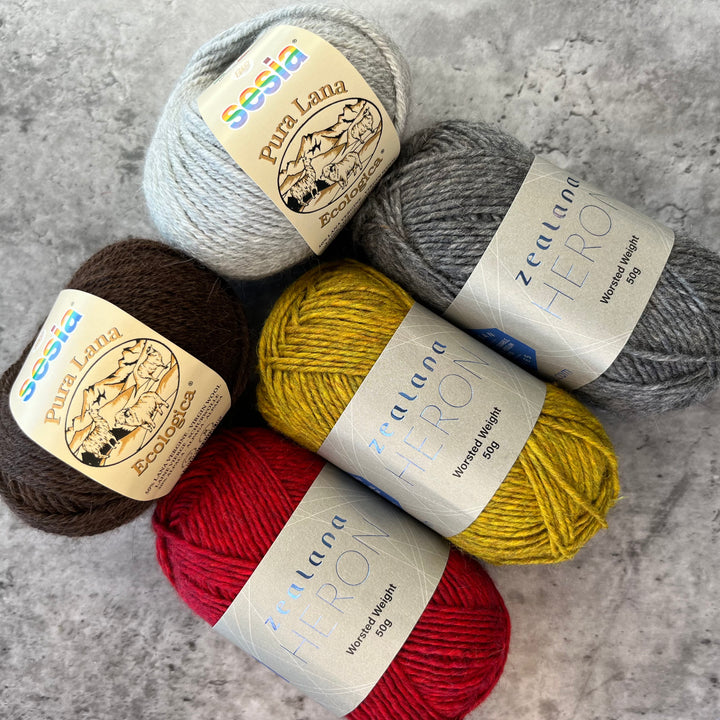 Summer ShawlAlong Yarn Kit  - Artus Shawl by Natasja Hornby