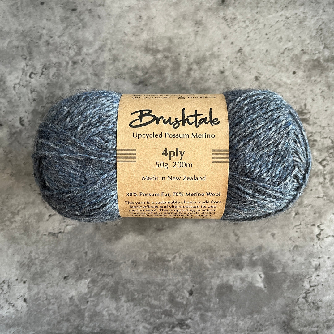 Brushtale Upcycled Possum Merino Yarn // 4ply