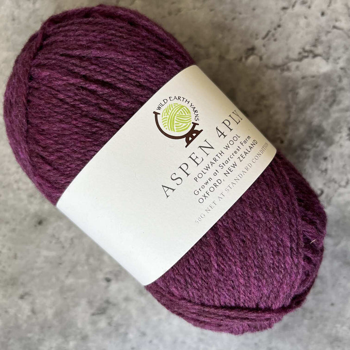 Wild Earth Yarns Aspen Polwarth // 4ply