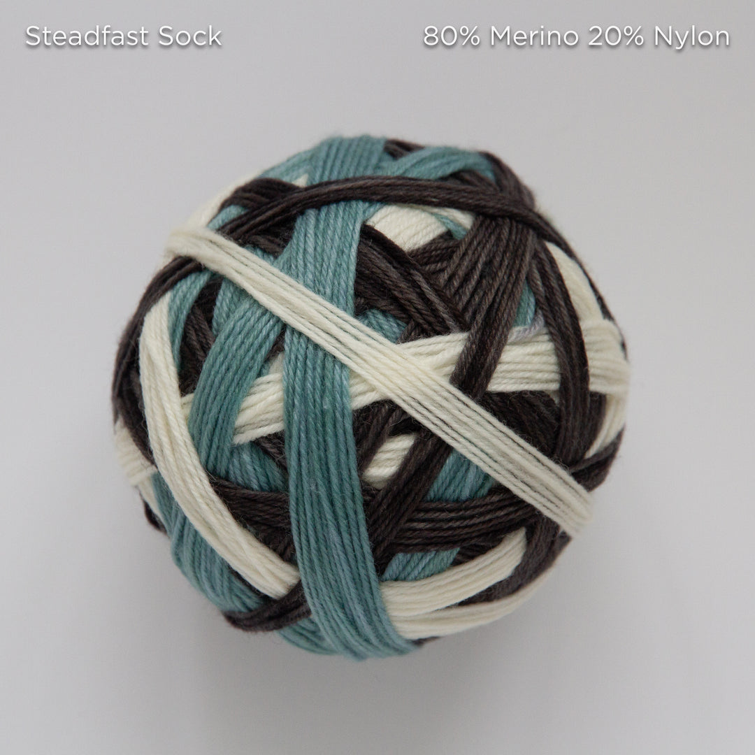 Mrs Peacock Yarns Self-Striping Sock Yarn // Socktober