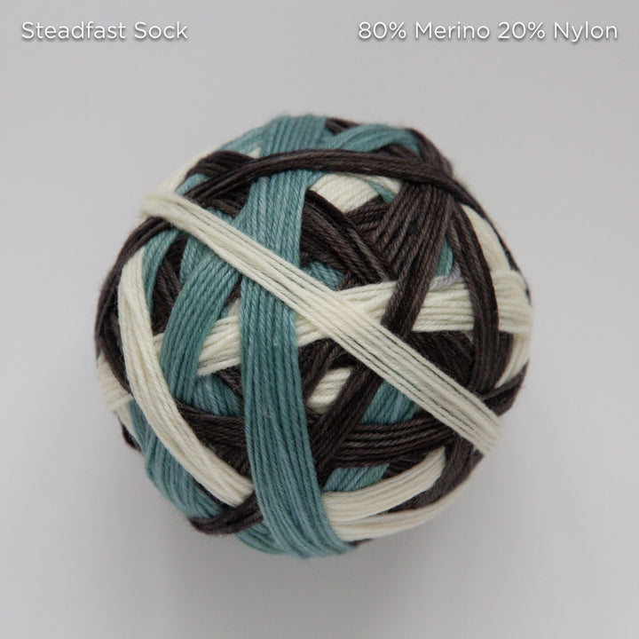 Mrs Peacock Yarns Self-Striping Sock Yarn // Socktober
