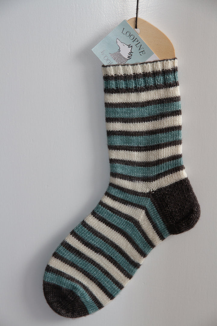 Mrs Peacock Yarns Self-Striping Sock Yarn // Socktober