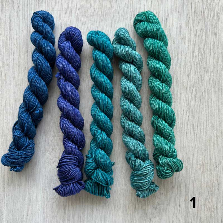 Happy Go Knitty Mardi Mini Skeins // 4ply