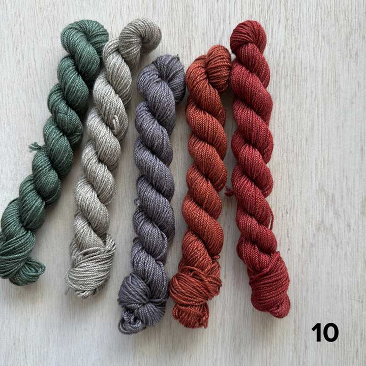 Happy Go Knitty Mardi Mini Skeins // 4ply