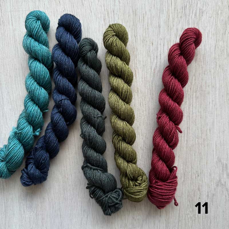 Happy Go Knitty Mardi Mini Skeins // 4ply