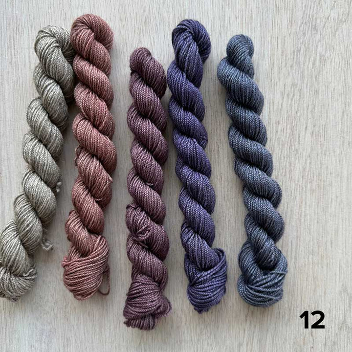 Happy Go Knitty Mardi Mini Skeins // 4ply