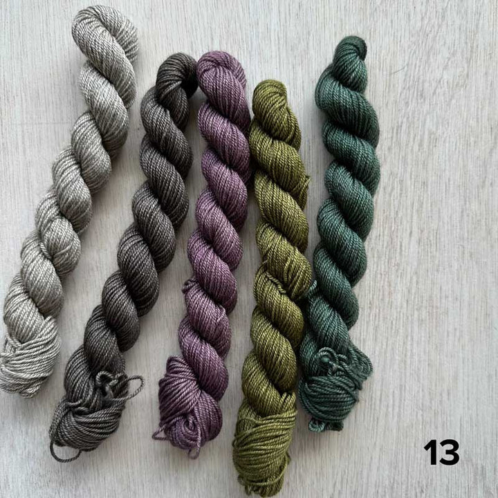 Happy Go Knitty Mardi Mini Skeins // 4ply