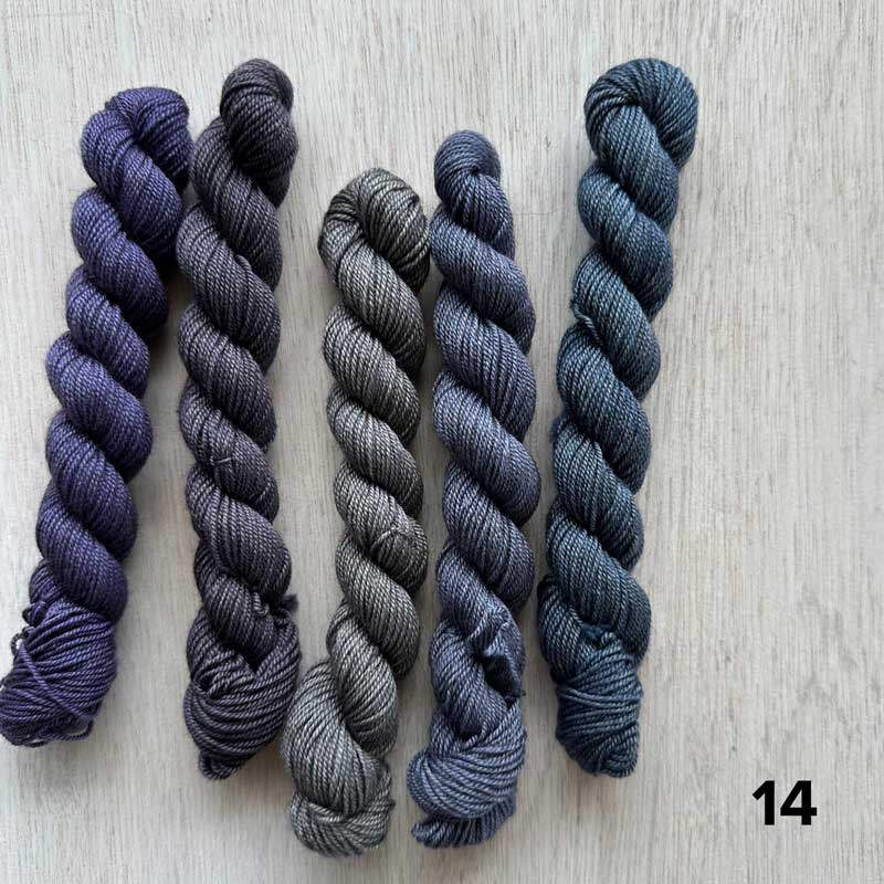 Happy Go Knitty Mardi Mini Skeins // 4ply