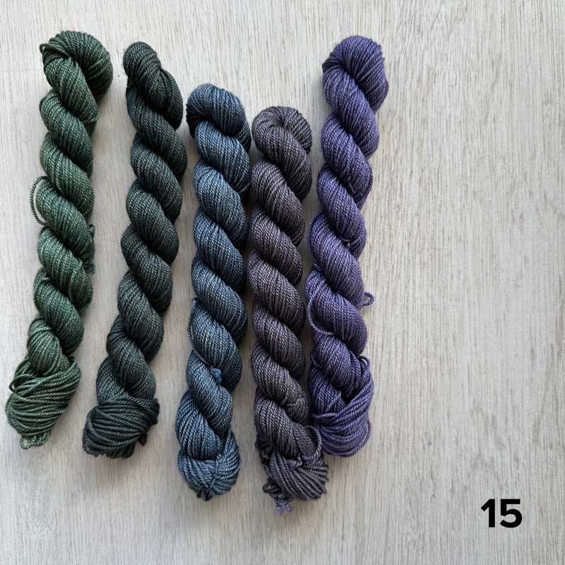 Happy Go Knitty Mardi Mini Skeins // 4ply