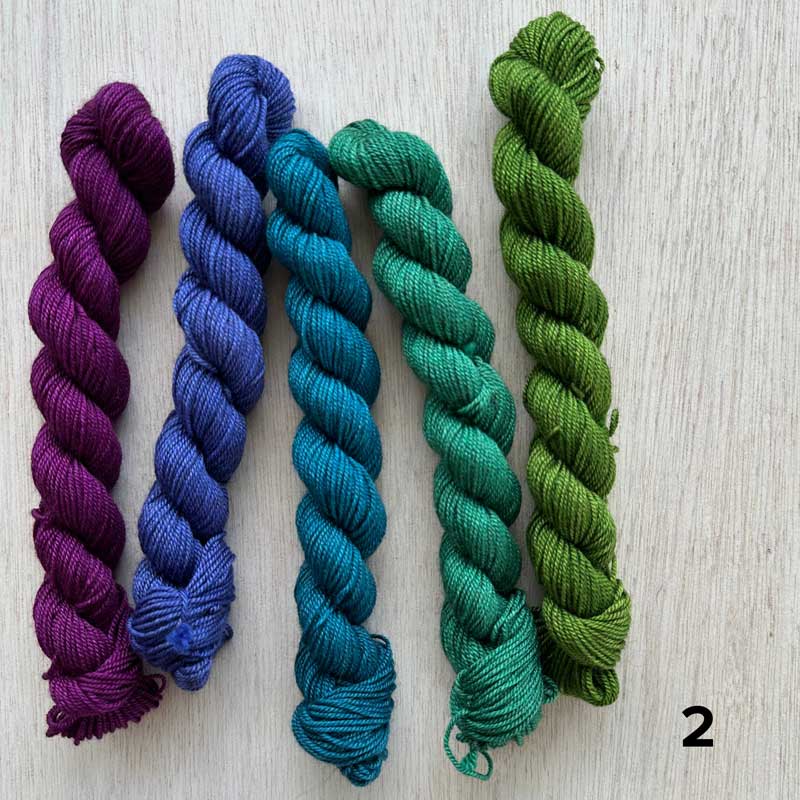 Happy Go Knitty Mardi Mini Skeins // 4ply