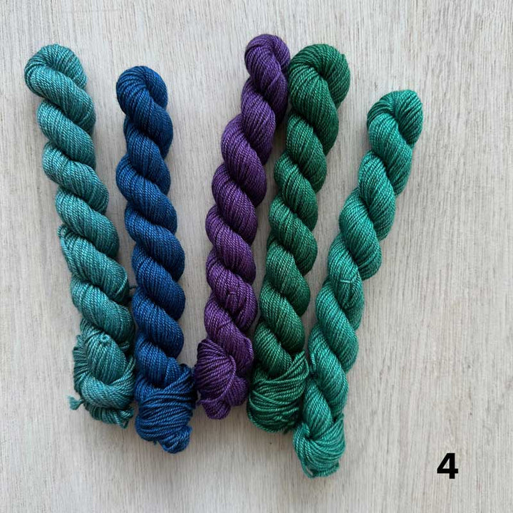 Happy Go Knitty Mardi Mini Skeins // 4ply