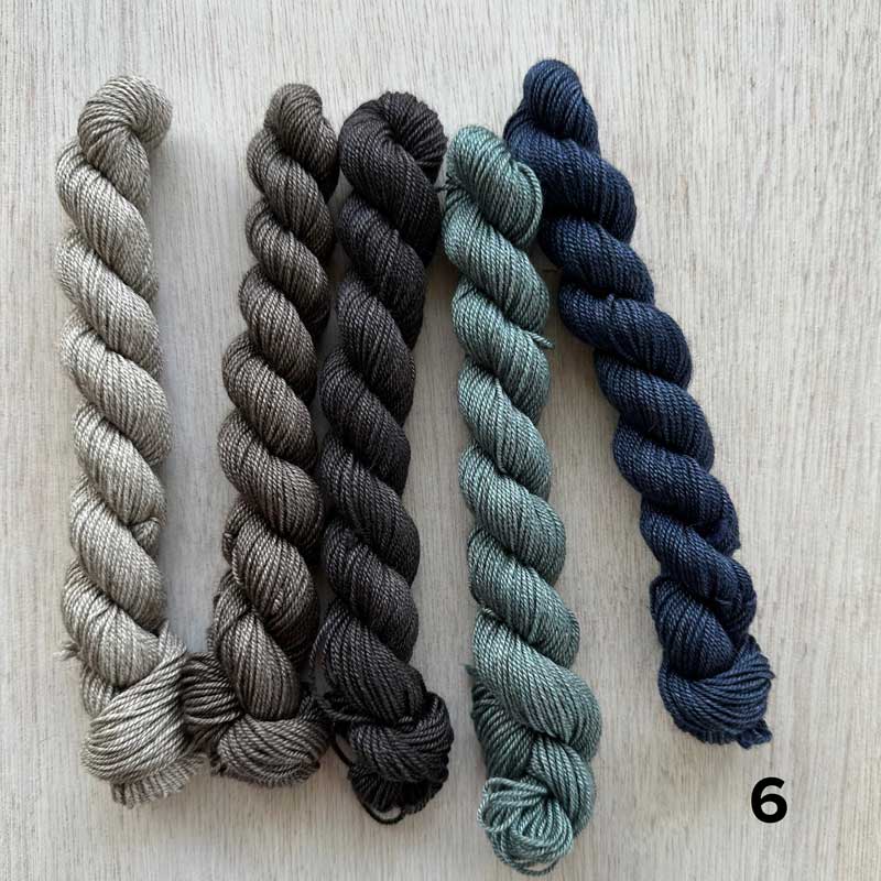 Happy Go Knitty Mardi Mini Skeins // 4ply