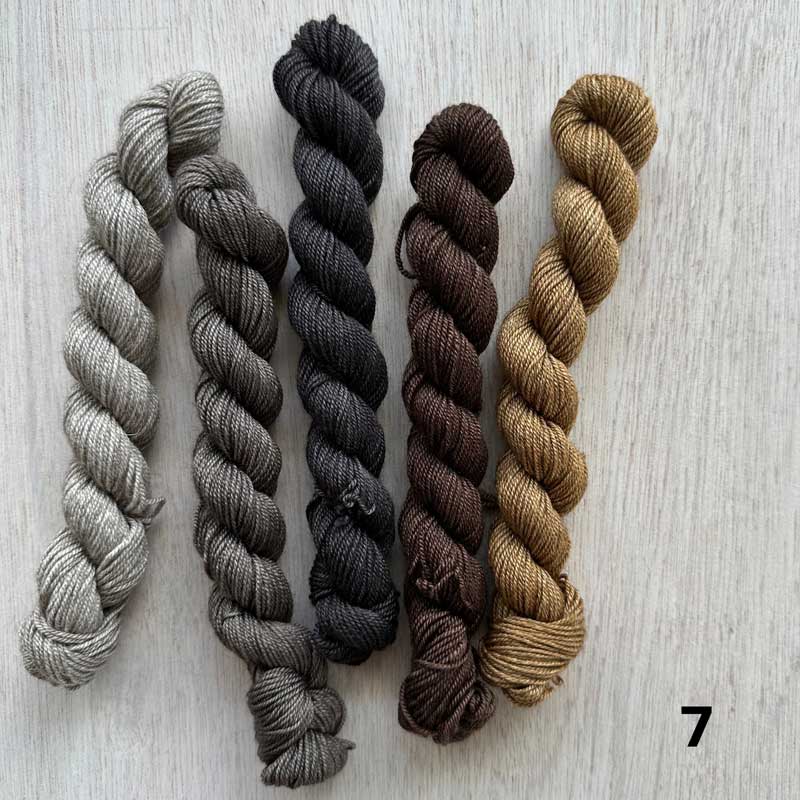 Happy Go Knitty Mardi Mini Skeins // 4ply