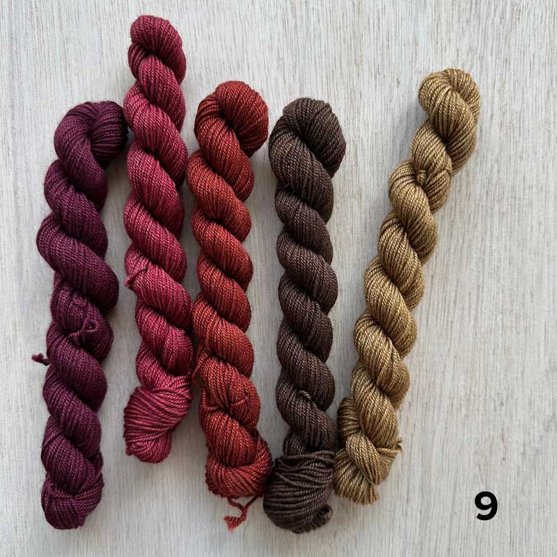 Happy Go Knitty Mardi Mini Skeins // 4ply