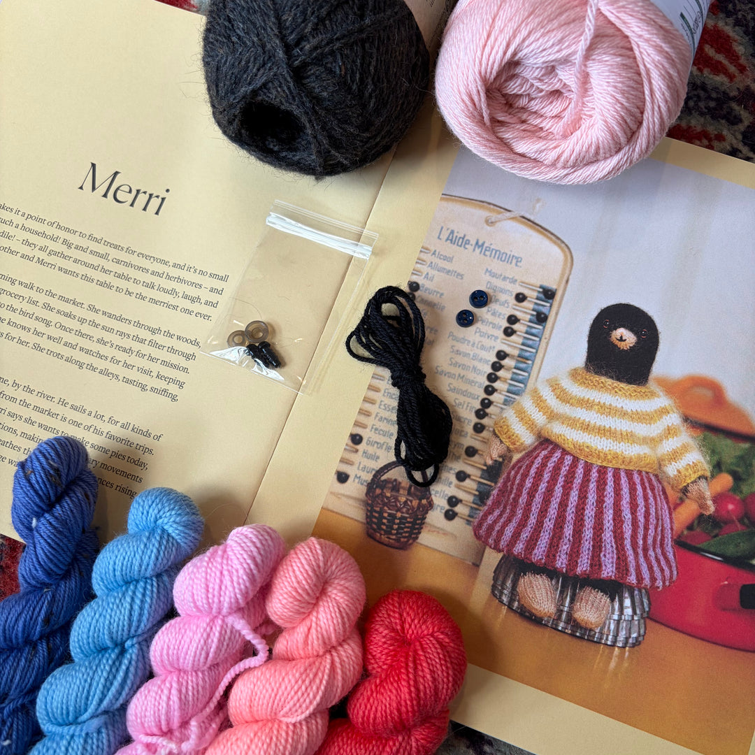 Double the fun: Didi & Merri Mole Yarn Kit