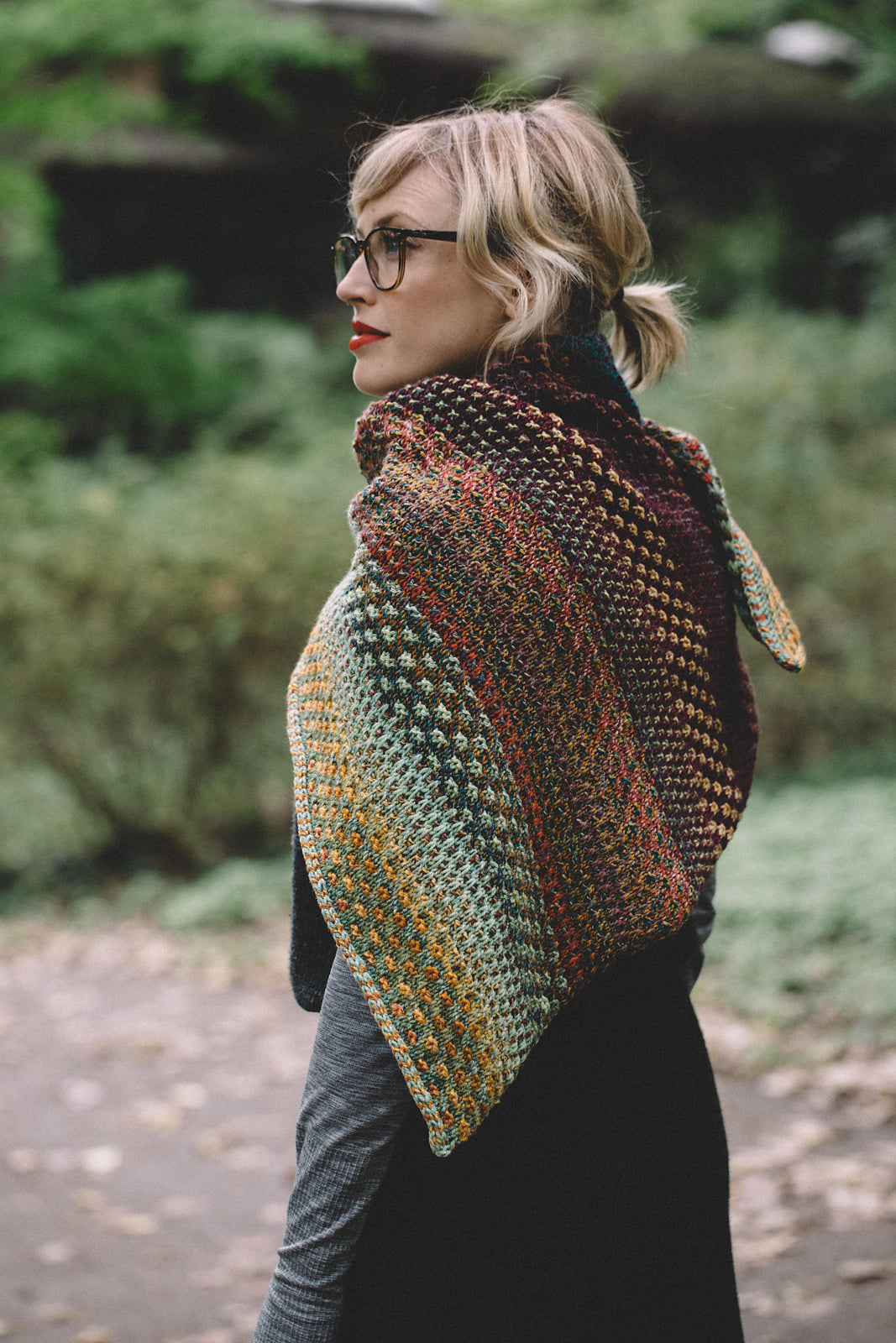 Summer ShawlAlong Yarn Kit - Nightshift Shawl by Andrea Mowry