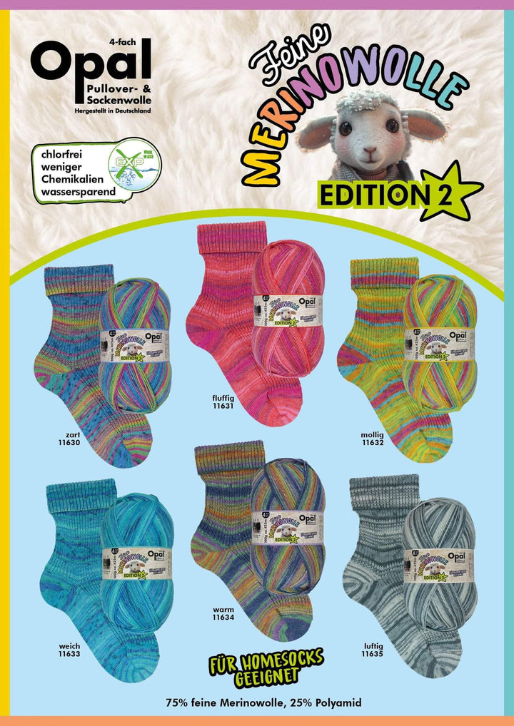 Opal Fine Merino Edition 2 Sock Yarn // 4ply