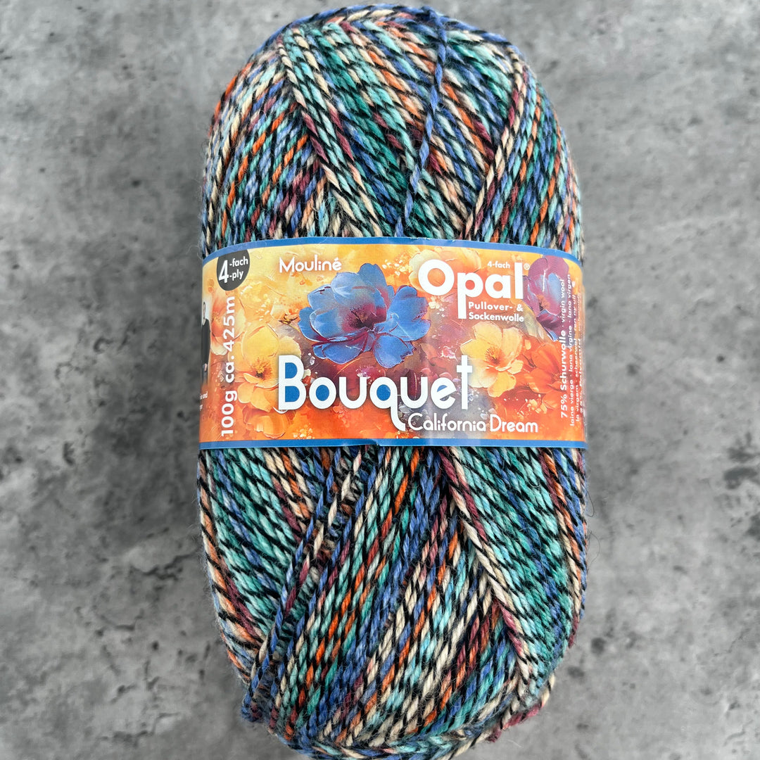 Opal Bouquet MOULINÉ Sock Yarn // 4ply