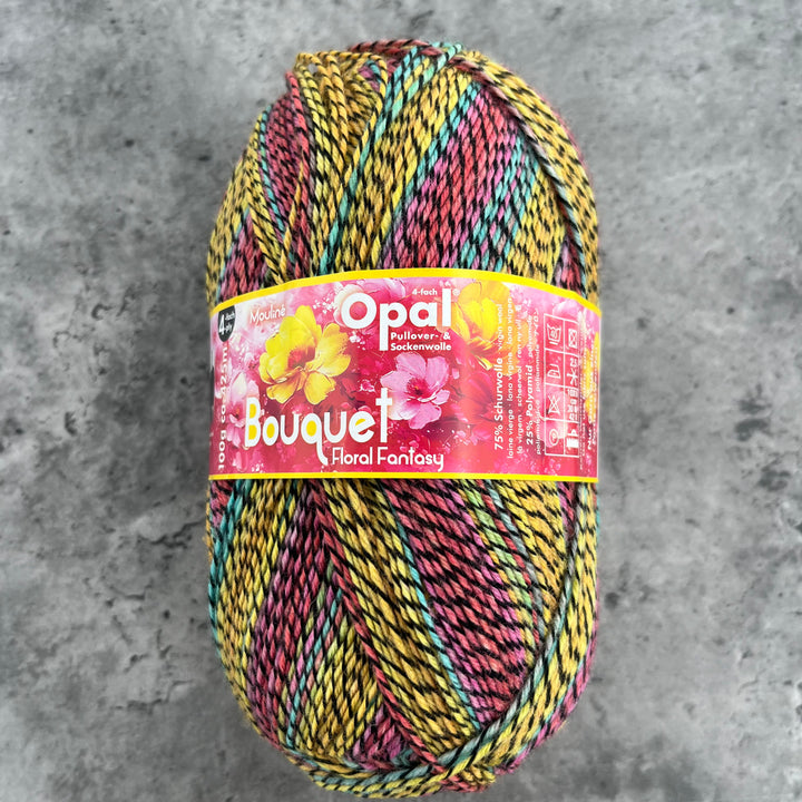Opal Bouquet MOULINÉ Sock Yarn // 4ply