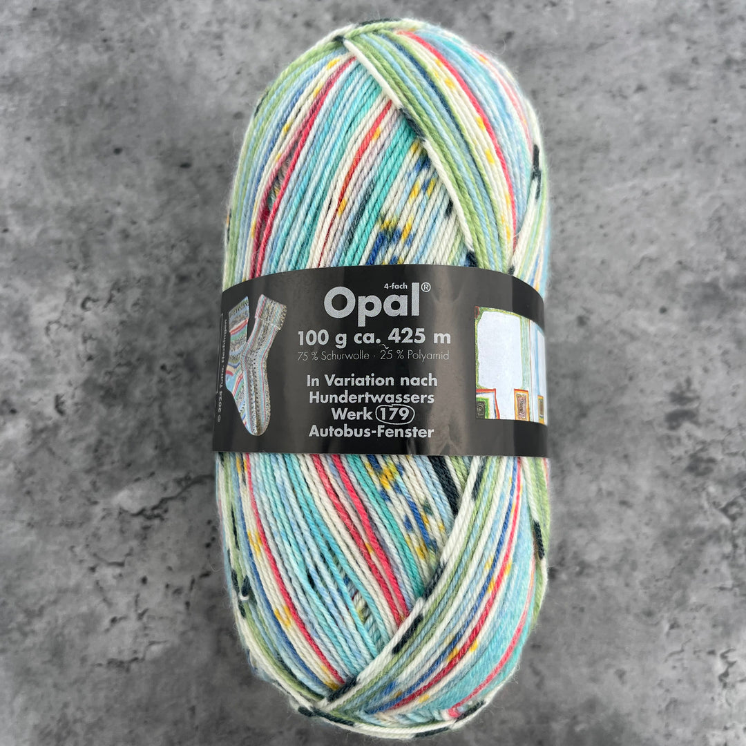 Opal Hundertwasser Self Patterning Sock Yarn // 4ply