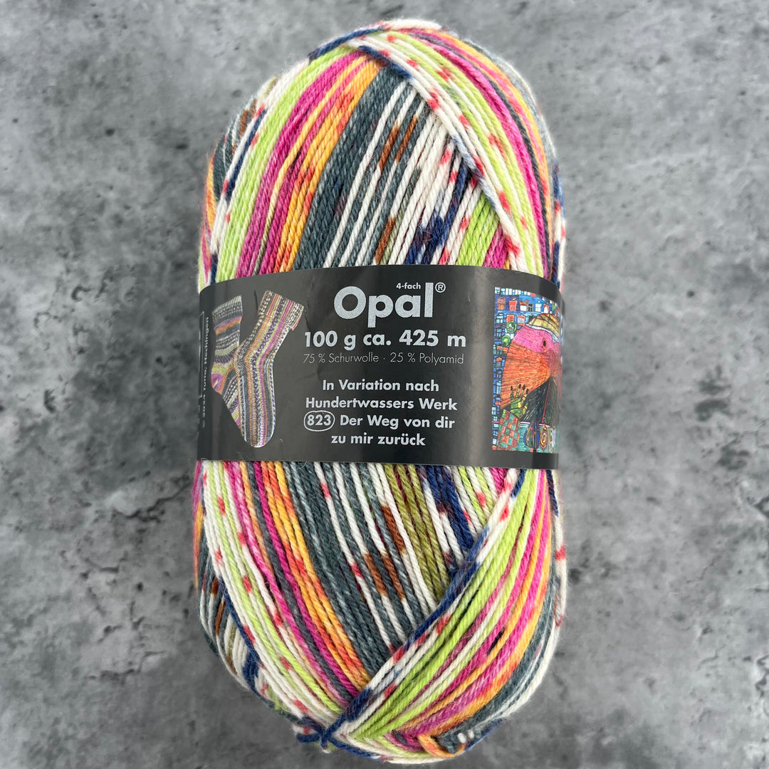 Opal Hundertwasser Self Patterning Sock Yarn // 4ply