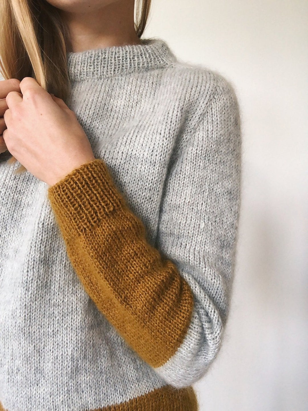 Contrast Sweater by Petite Knit - Printed Pattern