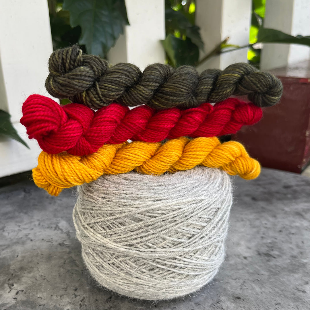 Pohutukawa Wreath Sock Kits