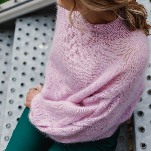 Plait Sleeve Sweater by Purl Foundry - Printed Pattern