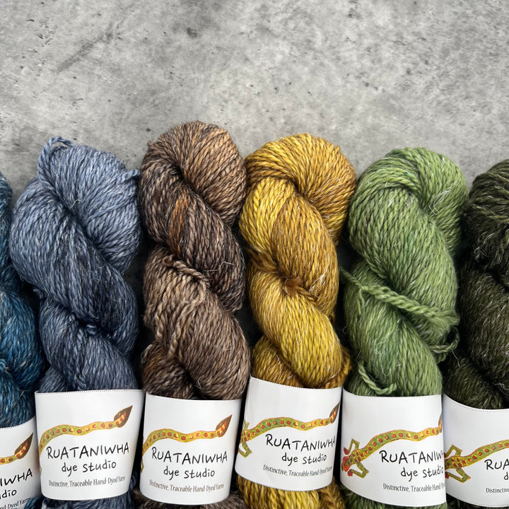 Ruataniwha Dye Studio Merino Linen // 10ply
