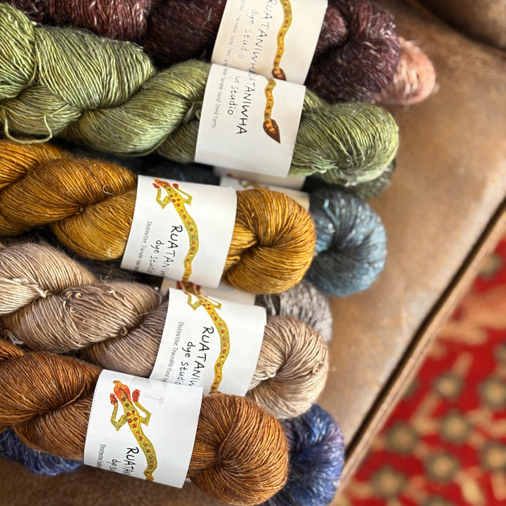 Ruataniwha Dye Studio Merino Linen // 4ply