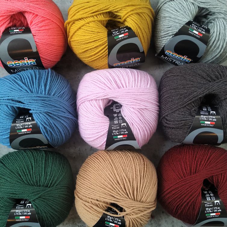 Sesia // Mistral Unshrinkable Merino // 4ply