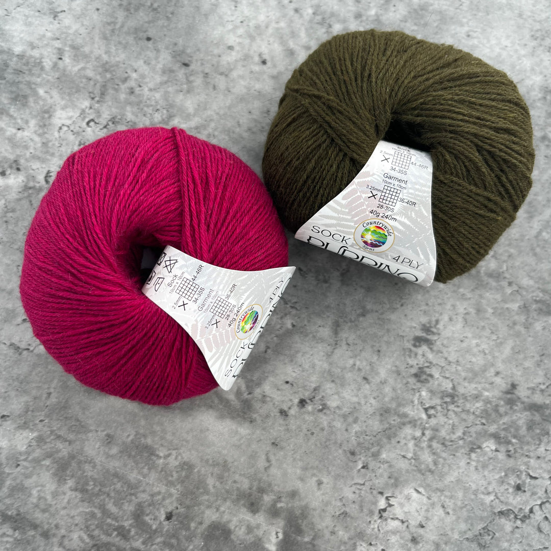 Socks Kit for Anjou Socks by Skeinny Dippin