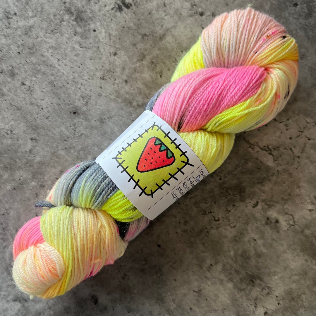 Strawberry Patches Yarns // Sock Yarn // 4ply