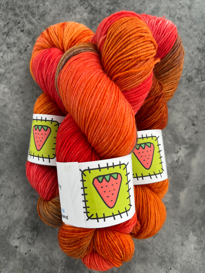Strawberry Patches Yarns // Sock Yarn // 4ply