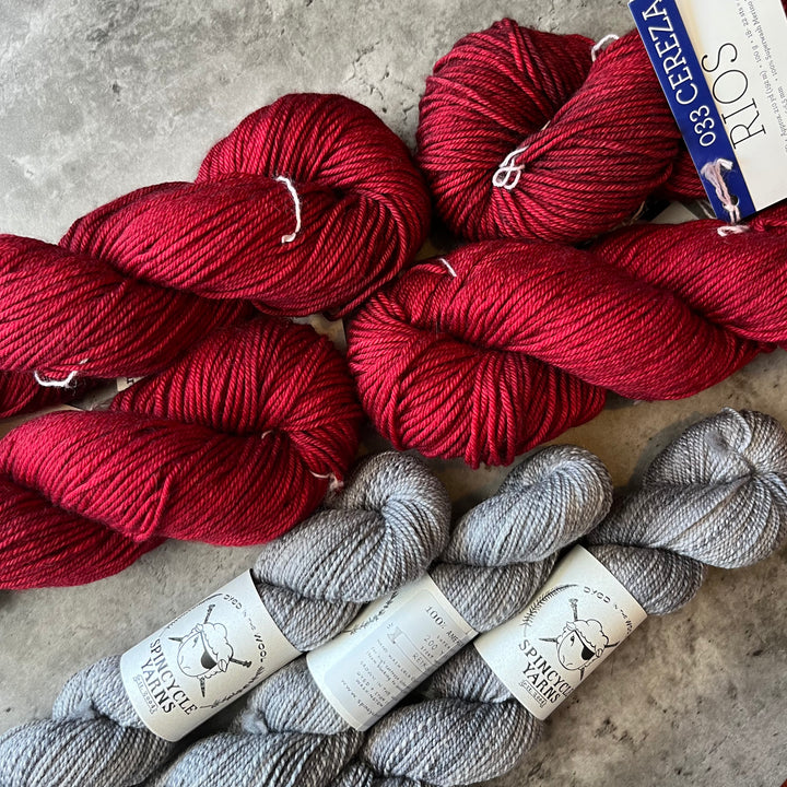 Summer ShawlAlong Yarn Kit - Cinnabar by Andrea Mowry