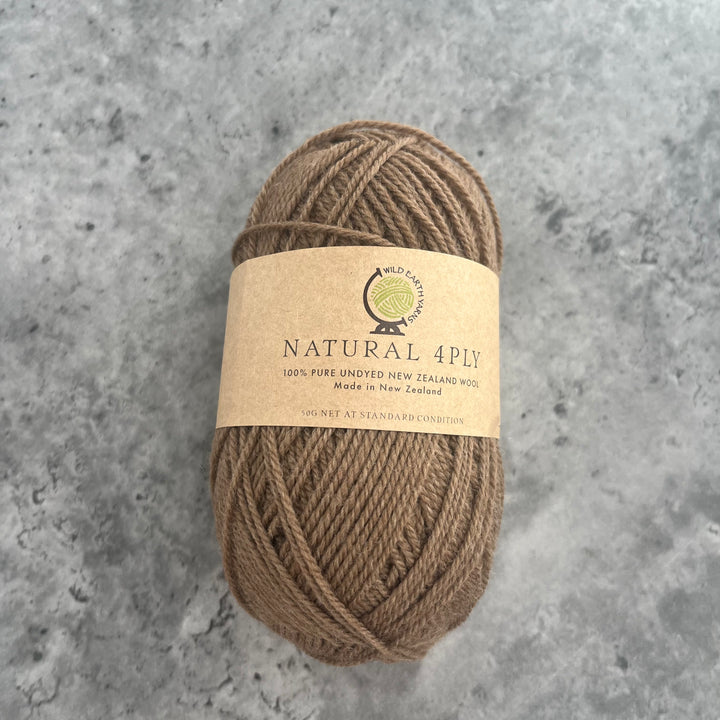 Wild Earth Yarns Natural Haunui 4ply