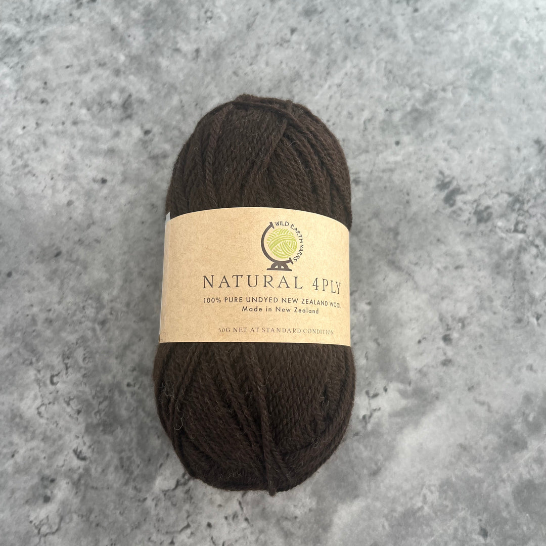 Wild Earth Yarns Natural Haunui 4ply