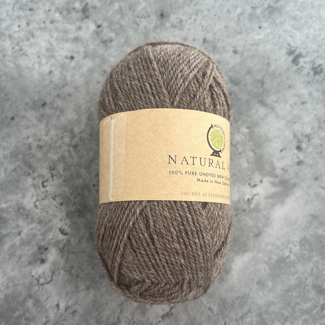 Wild Earth Yarns Natural Haunui 4ply