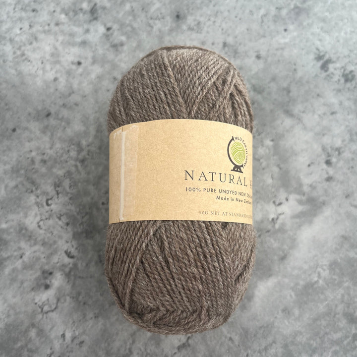 Wild Earth Yarns Natural Haunui 4ply