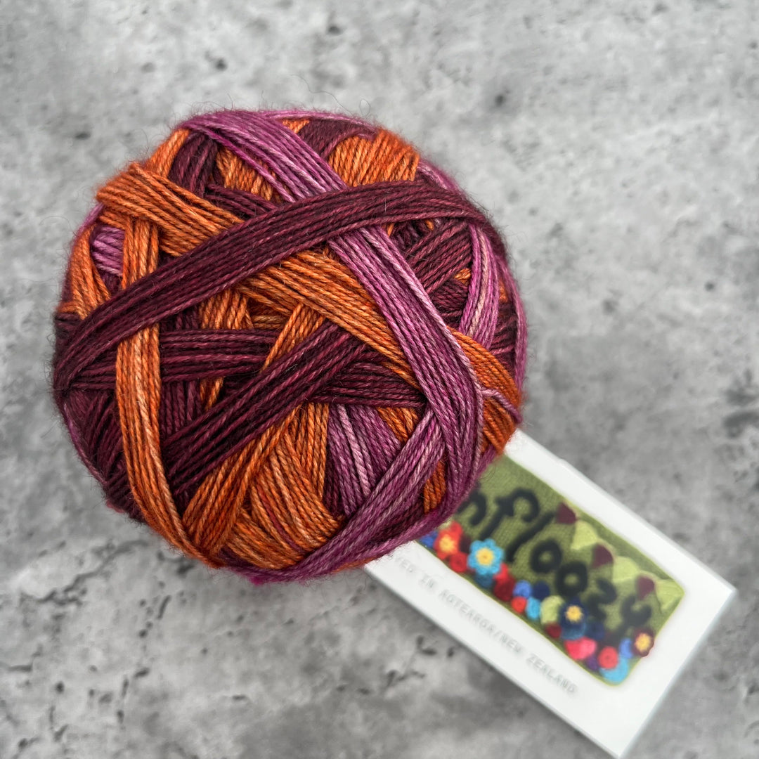 Yarnfloozy Machinist Sock SELF STRIPING 4ply