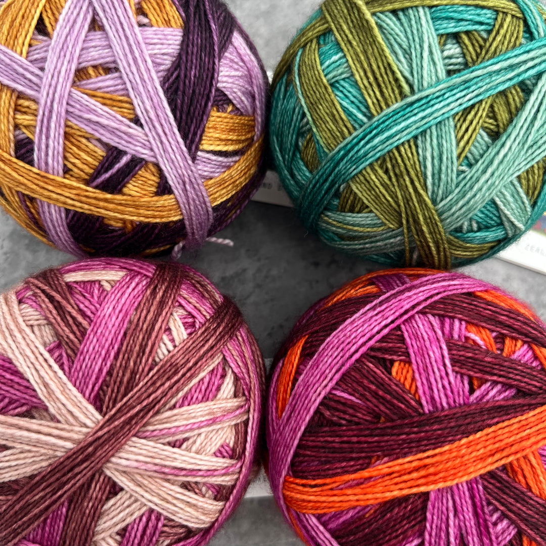 Yarnfloozy Workhorse Sock SELF STRIPING 4ply