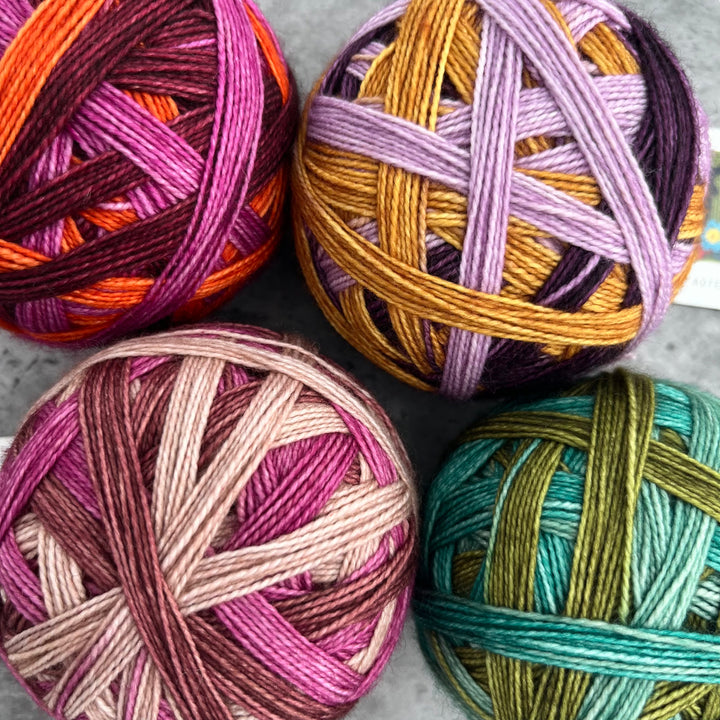 Yarnfloozy Workhorse Sock SELF STRIPING 4ply