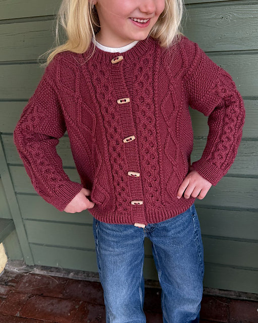 Dagmar Jacket Junior by Petite Knit - Printed Pattern