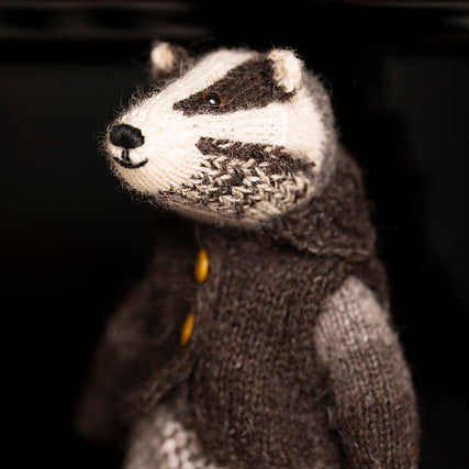 Edward the Badger YARN AND OUTFIT Kit