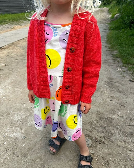 Eva Cardigan Junior by Petite Knit - Printed Pattern