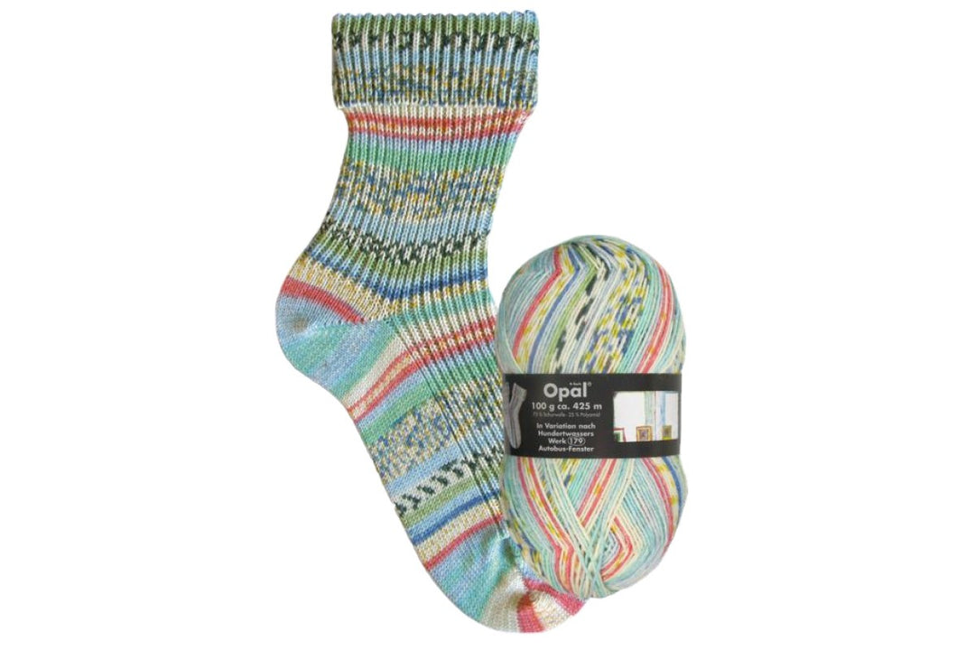 Opal Hundertwasser Self Patterning Sock Yarn // 4ply